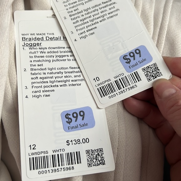 Braided Detail High-Rise Jogger brand new - Picture 6 of 6